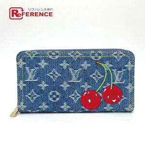 LOUIS VUITTON Takashi Murakami Collaboration Monogram Denim LV TM Zippy